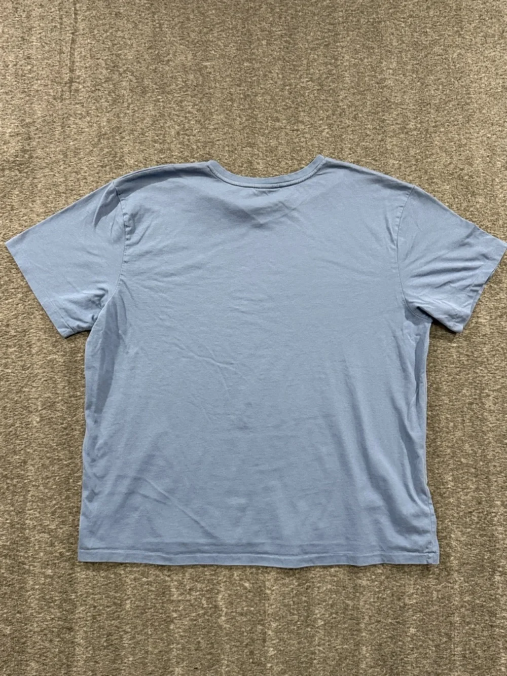 Polo by Ralph Lauren Blue V-Neck‎ Tee with Yellow Pony Size XXL